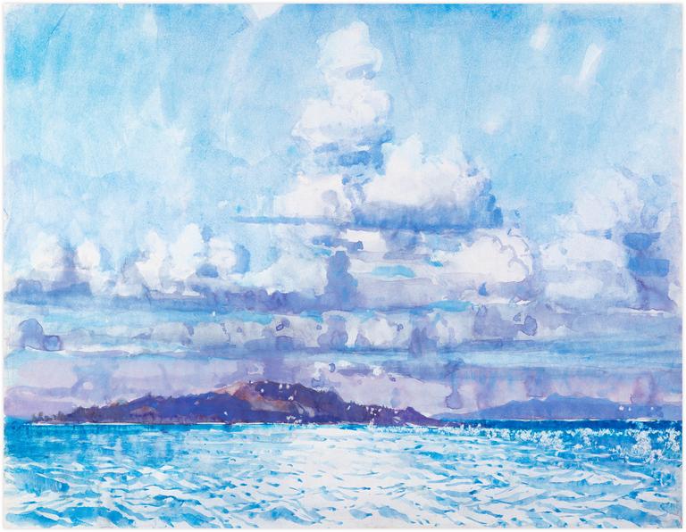 Catalogue raisonné, Marin Marie, Sans titre (ciel nuages et mer)