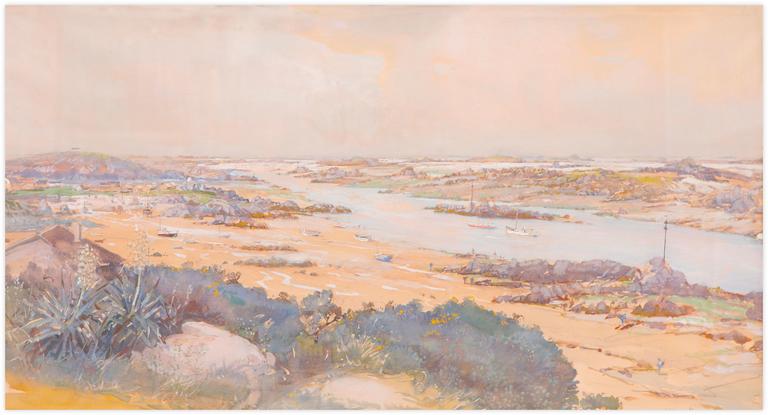 Catalogue raisonné, Marin Marie, Le Sund à marée basse, Chausey