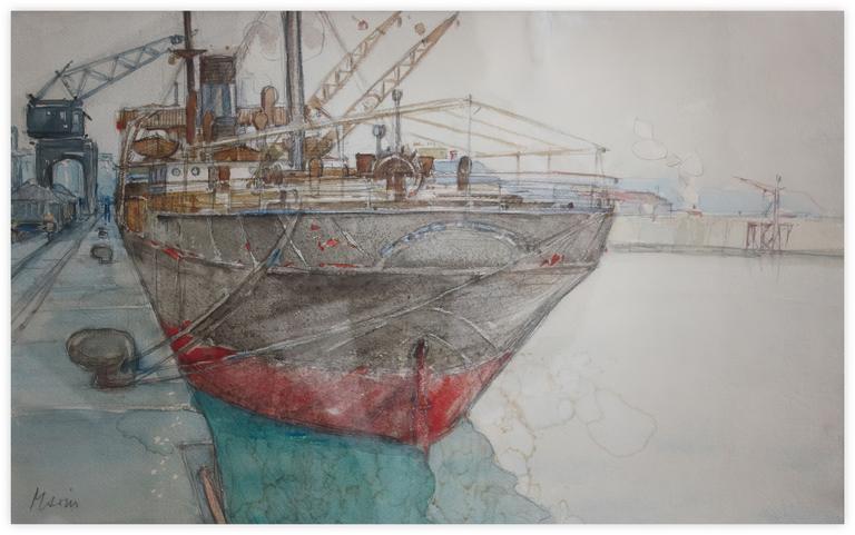 Catalogue raisonné, Marin Marie, Cargo amarré au port