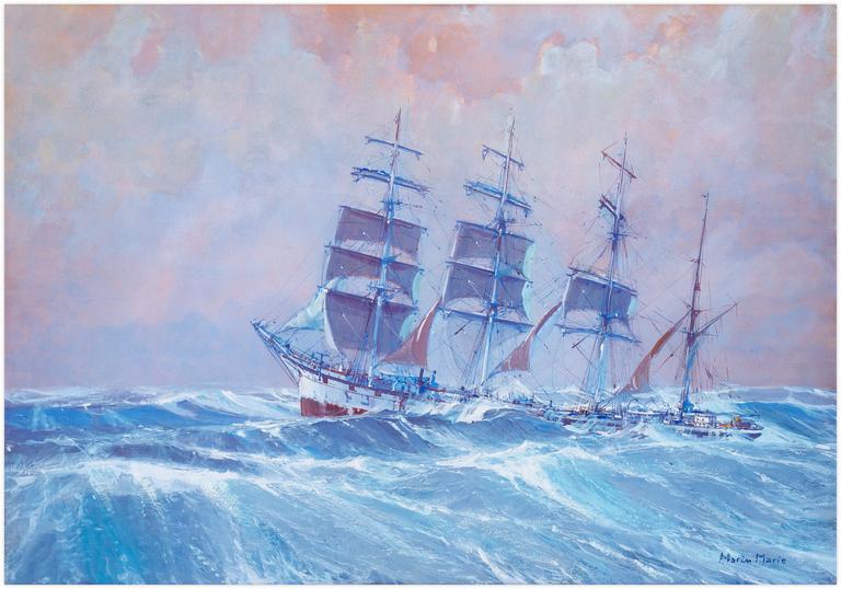 Catalogue raisonné, Marin Marie, Quatre-mâts dans la tempête