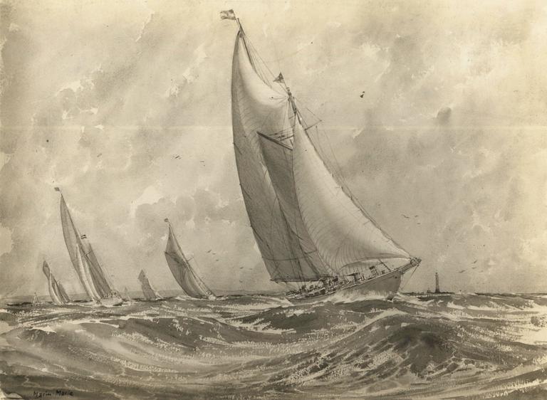 Catalogue raisonné, Marin Marie, Départ Plymouth-Santander en 1929 2e série