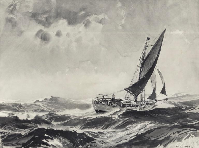 Catalogue raisonné, Marin Marie, Le Kurun (appartenant à le Tourmelin 1953)