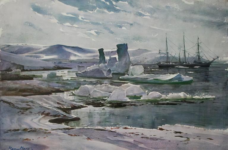 Catalogue raisonné, Marin Marie, Le ravitaillement de la colonie d'esquimaux dans le Scoresby Sund