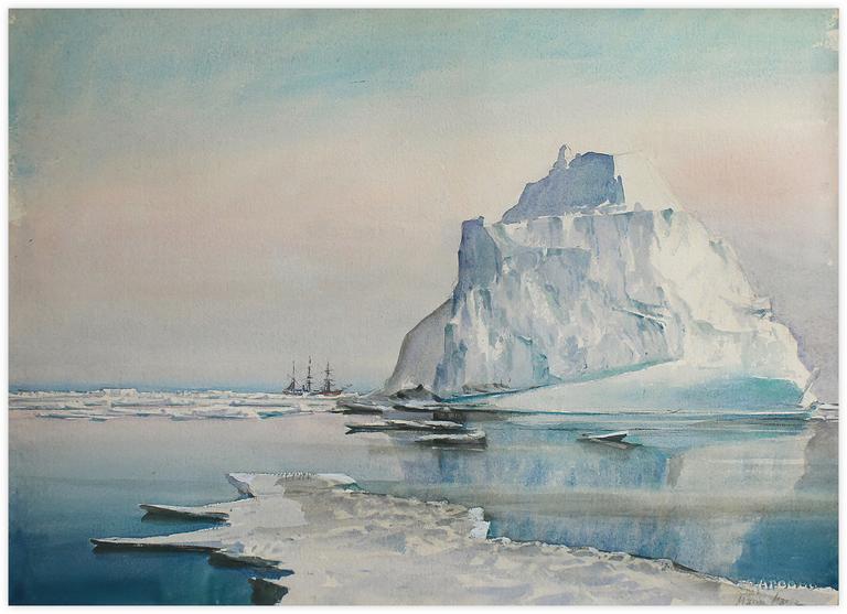 Catalogue raisonné, Marin Marie, Le Pourquoi-Pas ? dans les glaces
