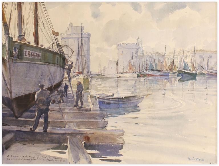 Catalogue raisonné, Marin Marie, Port de La Rochelle, 1930