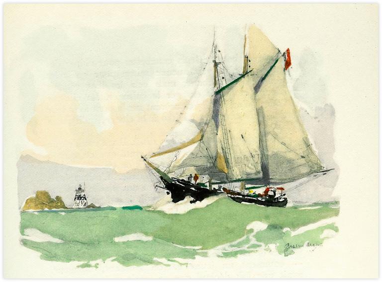 Catalogue raisonné, Marin Marie, Sans titre (deux navires)