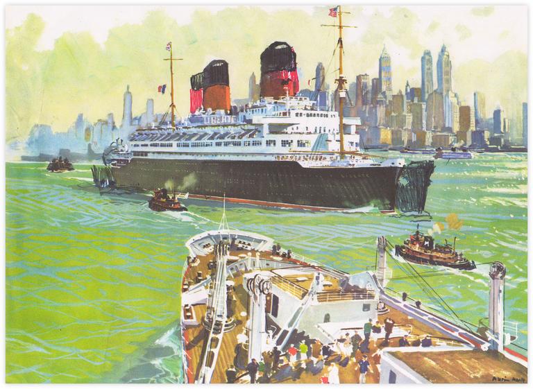 Catalogue raisonné, Marin Marie, Le Liberté quittant New York