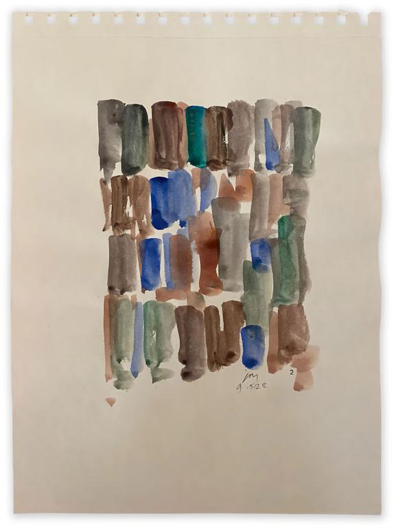 Catalogue raisonné, Sans titre (aquarelle 9.5.22), 2022