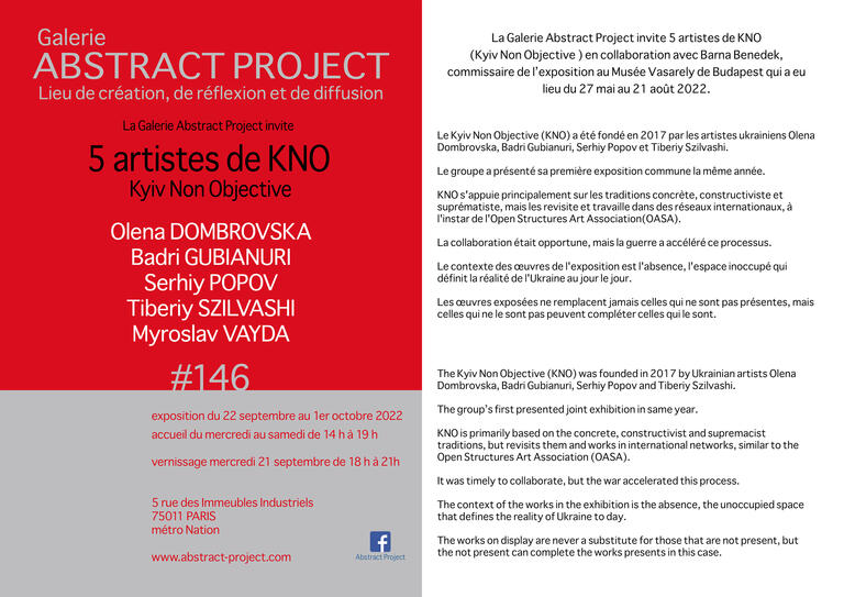 5 artistes de KNO Kyiv Non Objective