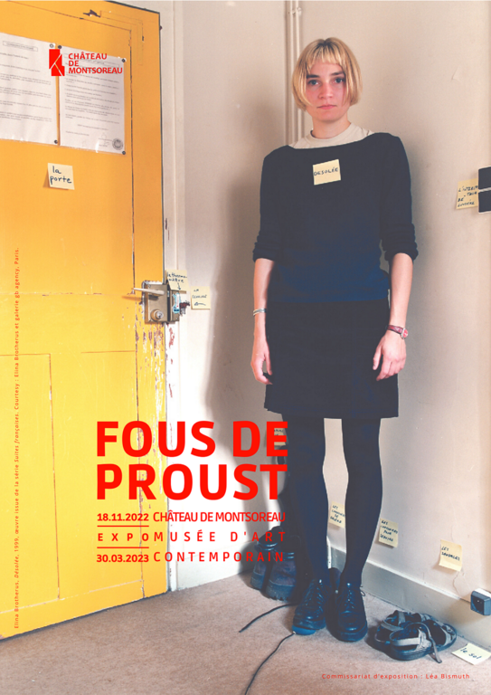 Affiche de l'exposition Fous de Proust