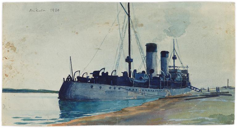 Catalogue raisonné, Marin Marie, Le Mikula, bateau russe, 1920