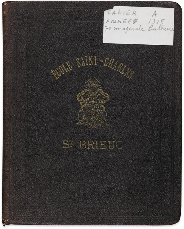 Catalogue raisonné, Marin Marie, Carnet de dessins, 70 images de bateaux, 1915