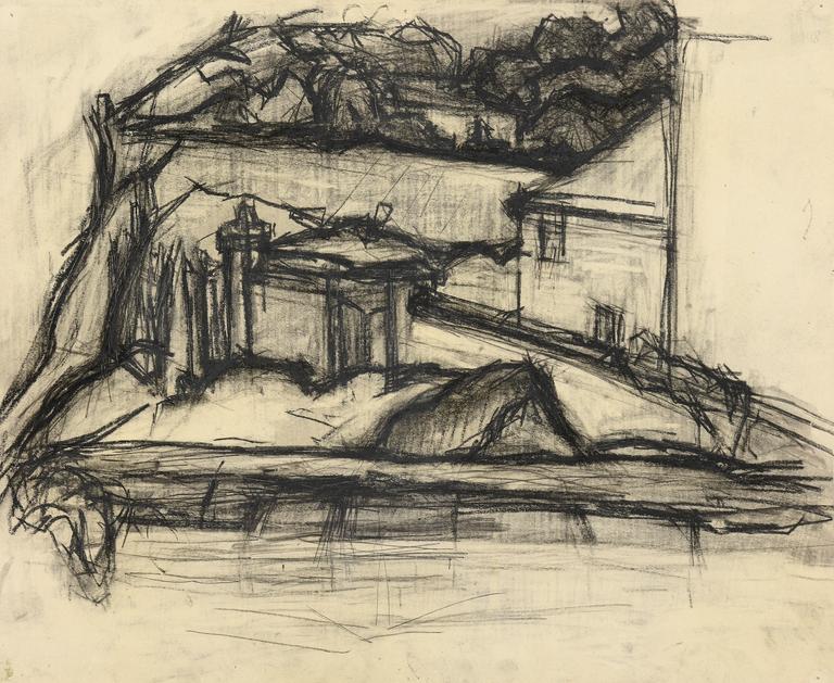 Jean Legros, Dessin sans titre (mur), circa 1940