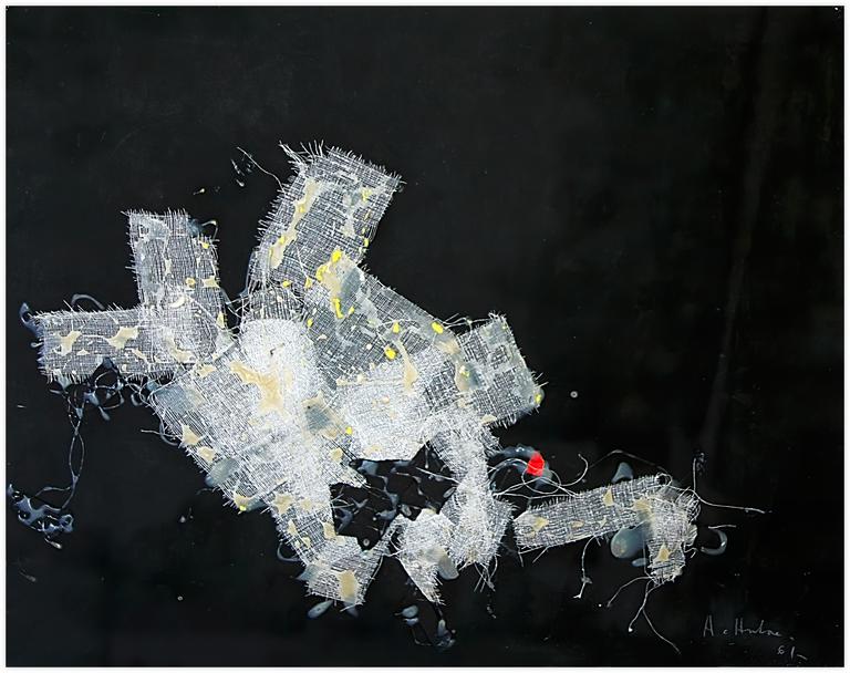 Catalogue raisonné, Albert Chubac, Collage de gaze sur fond noir