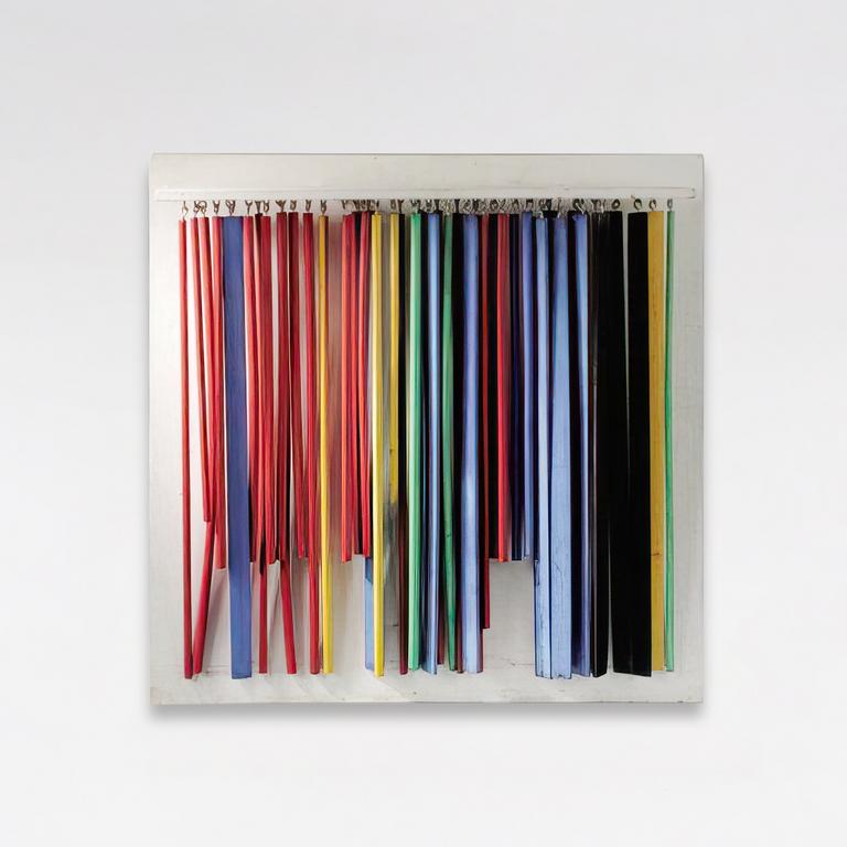 Catalogue raisonné, Albert Chubac, Sculpture modifiable aux baguettes colorées