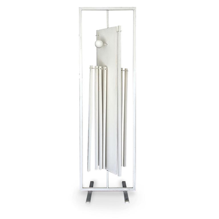 Catalogue raisonné, Albert Chubac, Sculpture portique blanc aux panneaux articulés