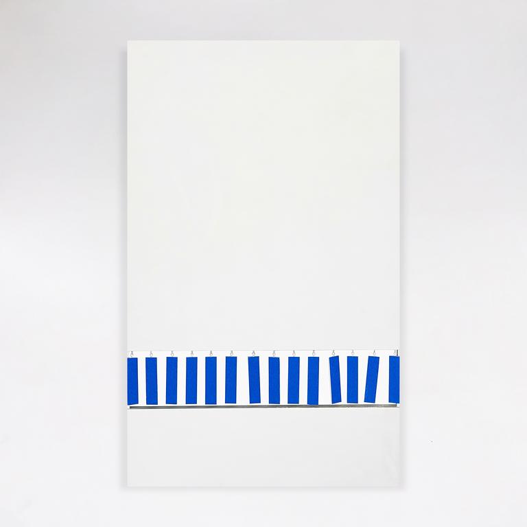 Catalogue raisonné, Albert Chubac, Rectangles bleu suspendus dans un tableau