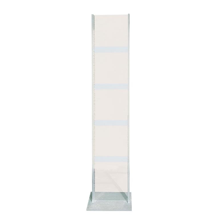 Catalogue raisonné, Albert Chubac, Sculpture, colonne en plexiglas blanc 