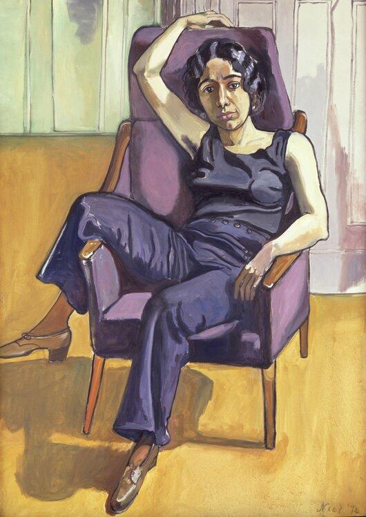 Alice Neel, « Marxist Girl (Irene Peslikis) », 1972