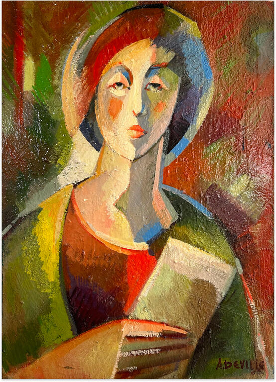 Adolphe Deville, portrait de Madeleine, 1962