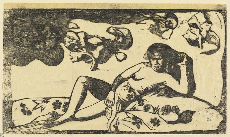Catalogue raisonné, Paul Gauguin, Te Arii Vahine (Dame de sang royal),circa 1895