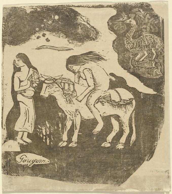 Paul Gauguin, L'enlèvement d'Europe, circa 1895