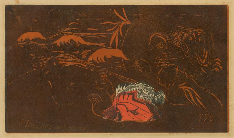 Catalogue raisonné, Paul Gauguin, L'univers est créé (rouge-brun), circa 1894