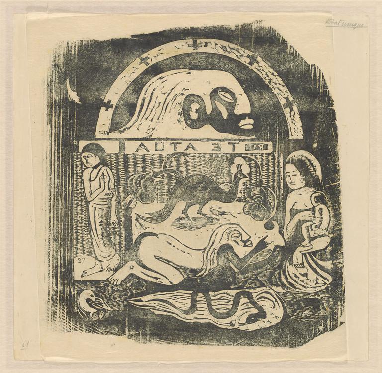 Catalogue raisonné, Paul Gauguin, Te Atua (Les Dieux), circa 1895
