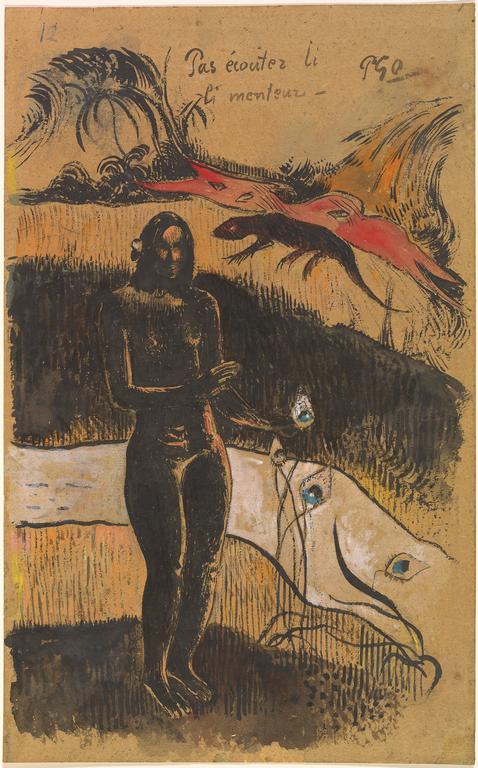 Catalogue raisonné, Paul Gauguin, Nef Nef Fenua, circa 1894