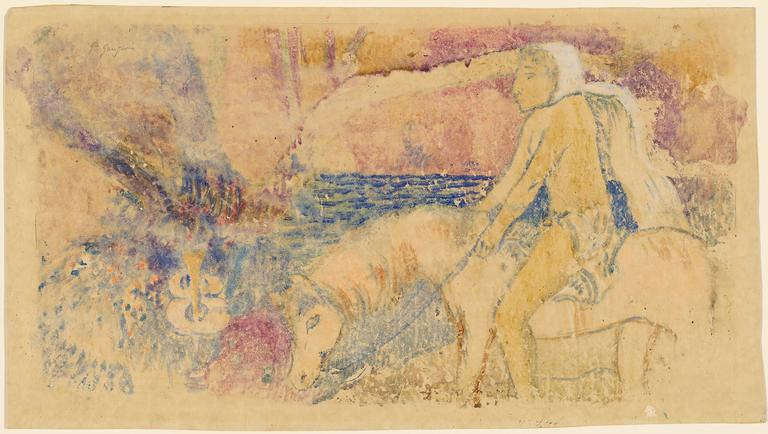 Paul Gauguin, Le poney, circa 1902