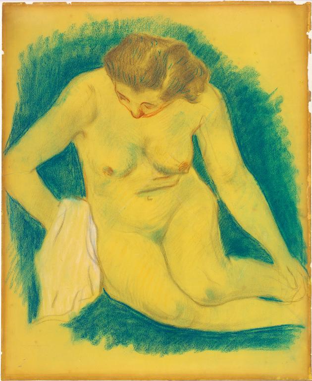 Catalogue raisonné, Paul Gauguin, Nu assis vu d'en haut, 1888-1889
