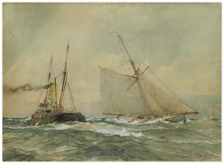 Catalogue raisonné, Marin Marie, Dans la Clyde, ancien champion de l'Atlantique