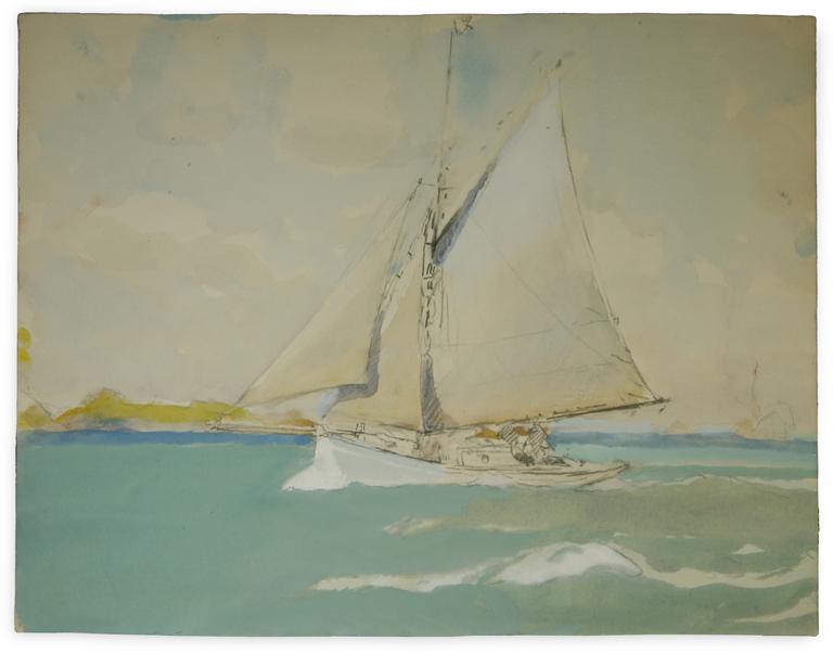 Catalogue raisonné, Marin Marie, Sans titre (voilier)