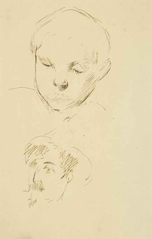 Catalogue raisonné, Paul Gauguin, Jeune garçon et autoportrait, 1884-1888