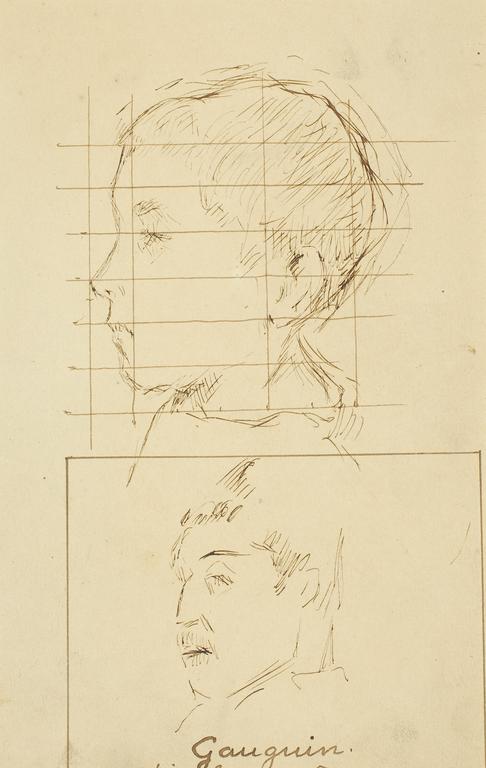 Catalogue raisonné, Paul Gauguin, Têtes de jeune garçon et autoportrait, 1884-1888