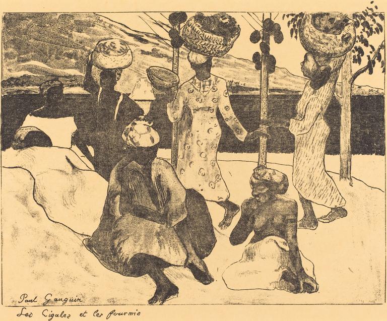 Catalogue raisonné, Paul Gauguin, Les cigales et les fourmis : Mémoire de la Martinique, 1889