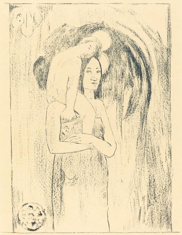 Catalogue raisonné, Paul Gauguin, Orana Maria (Nous te saluons, Marie), circa 1894