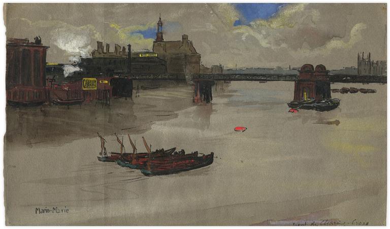 Catalogue raisonné, Marin Marie, Pont de Charing Cross