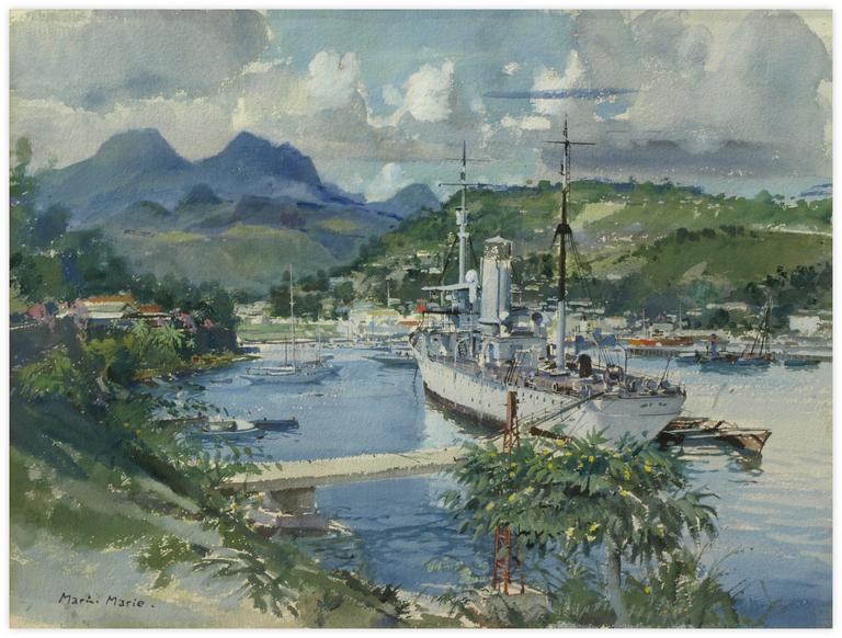 Catalogue raisonné, Marin Marie, Le Ville d'Ys à Fort de France