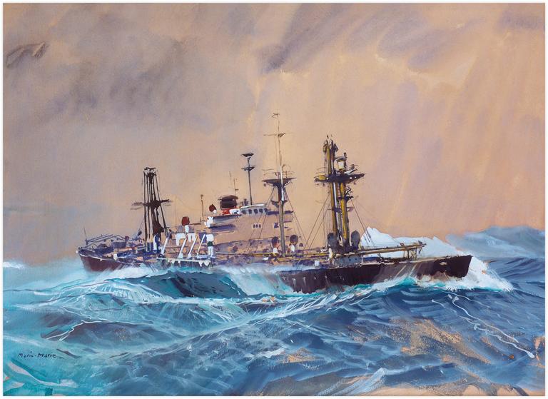 Catalogue raisonné, Marin Marie, Cargo dans la tempête
