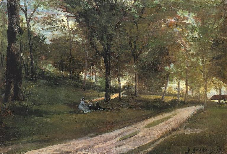 Catalogue raisonné, Paul Gauguin, Dans la Forêt de Saint-Cloud, 1873