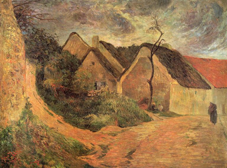 Catalogue raisonné, Paul Gauguin, L'Entrée d'Osny par temps d'orage (Osny, chemin montant), 1883