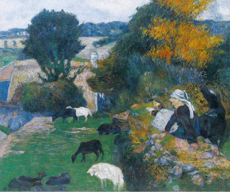 Catalogue raisonné, Paul Gauguin, La Bergère bretonne, 1886