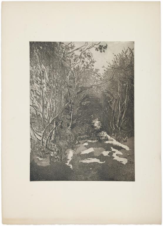 Catalogue raisonné, Claude Grobéty, Paysage aquatinte - (1972) 