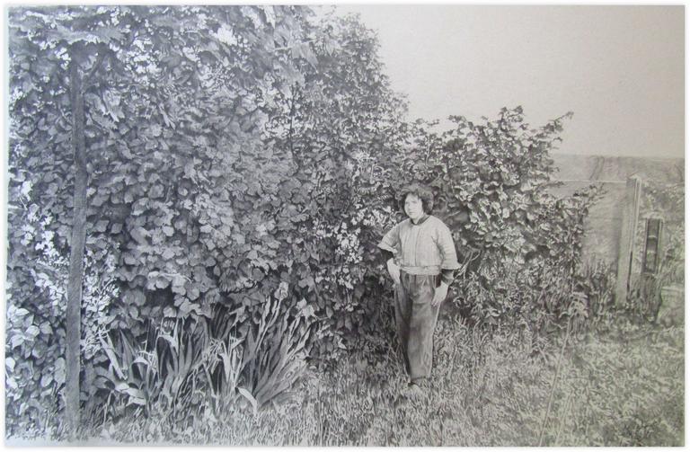 Claude Grobéty, Dans le jardin - 1992