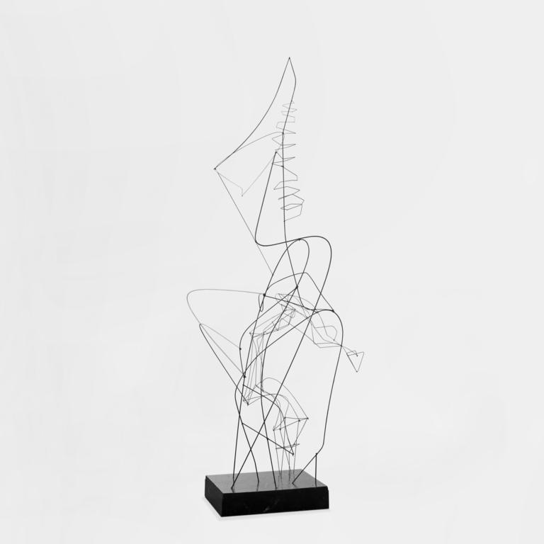 Isabelle Waldberg, Sculpture en fer titrée Sculpturanienne, circa 1948