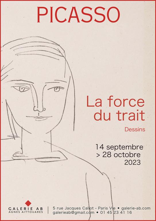 Affiche expo Picasso La force du trait