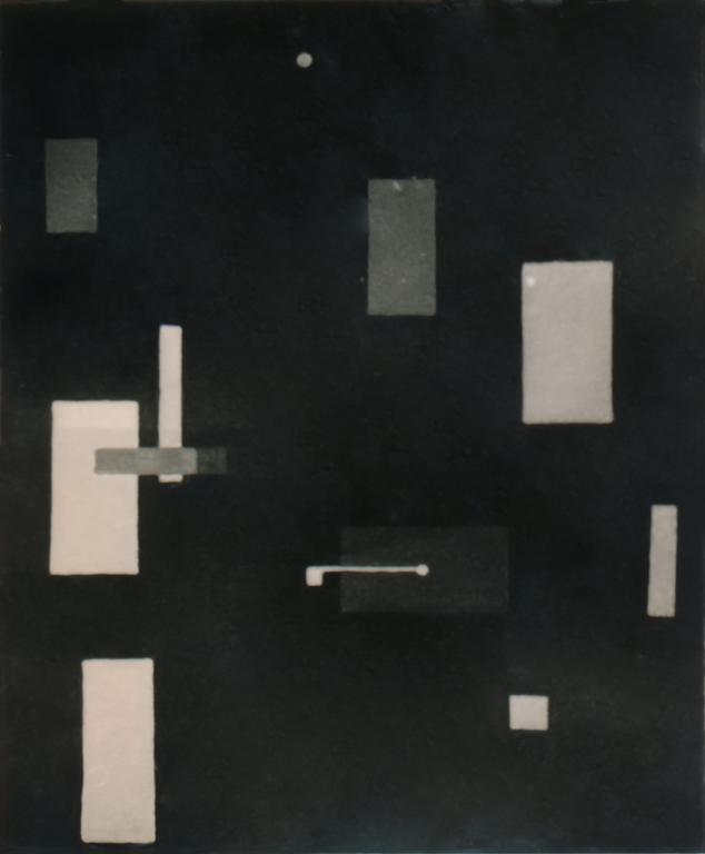 Catalogue raisonné, Robert Malaval, Sans titre (géométrie) - 1956
