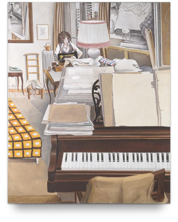 Catalogue raisonné, Claude Grobéty, Le piano à Asnières - 1972