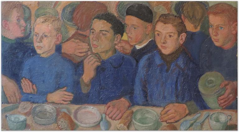 Catalogue raisonné, Jean Delpech, Portraits de jeunes du collège technique de Saint Ouen - 1941